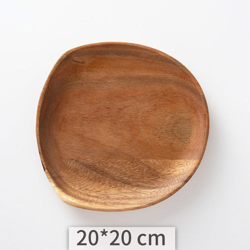 Organic-shaped Acacia Wooden Tray