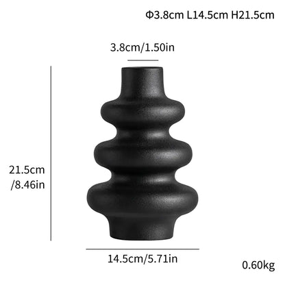 Matte Granular Ceramic Vase