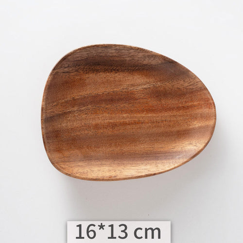 Organic-shaped Acacia Wooden Tray