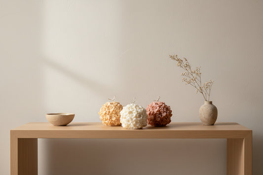 Butterfly Orchid Flower Ball Candle | Soy Wax Candle | Decorative Candle | Aesthetic Candle| Shaped Candle| Unscented Candles|Unique Candle-0