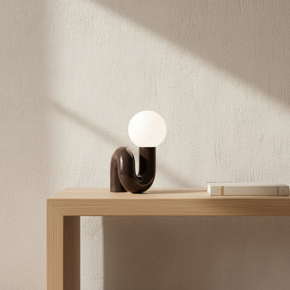 Modern Spiral Bedside Table Lamp - Quirky Whimsical Desk Lamp-0