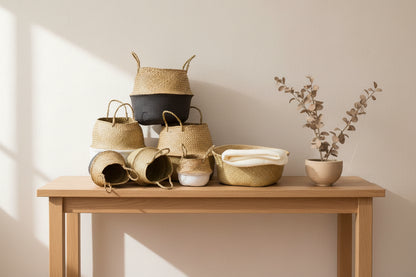 Artisan Seagrass Storage Baskets